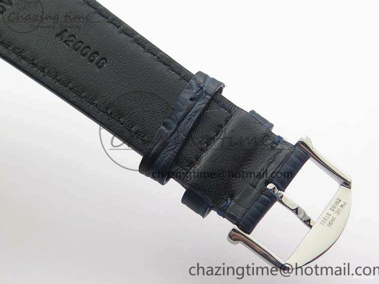 MIROTIME 0115 Portuguese Fa Jones IW544203 SS GSF 1:1 Best Edition White Dial On Leather Strap Trendsetting 7235